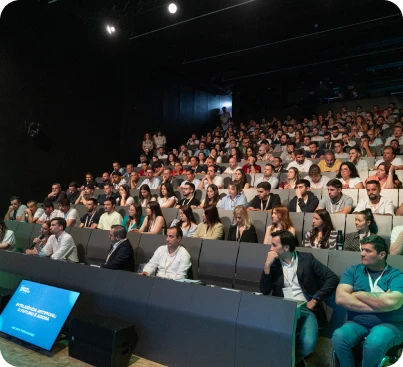 Plateia presente no seminário