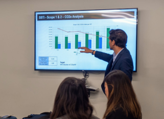 apresentação de resultados sustentáveis
