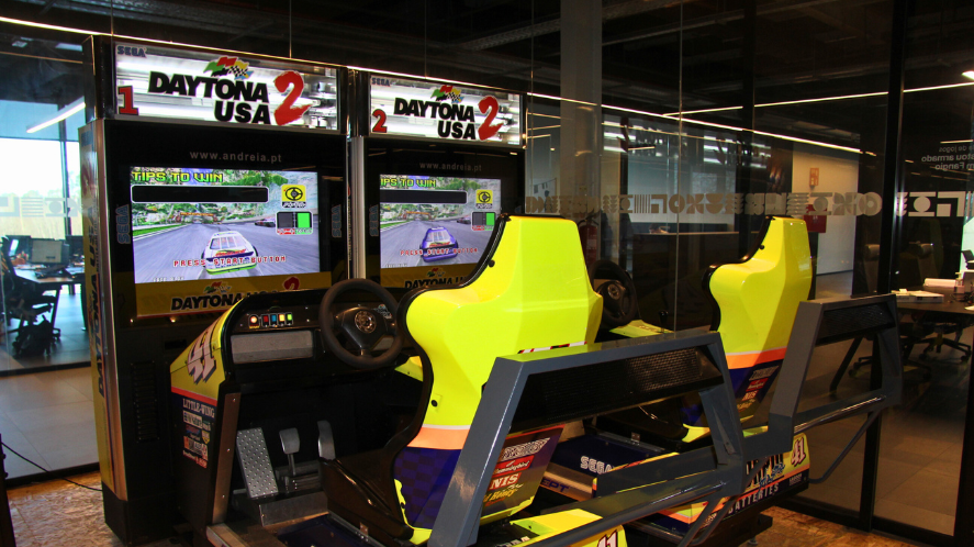 sala de jogos no campus