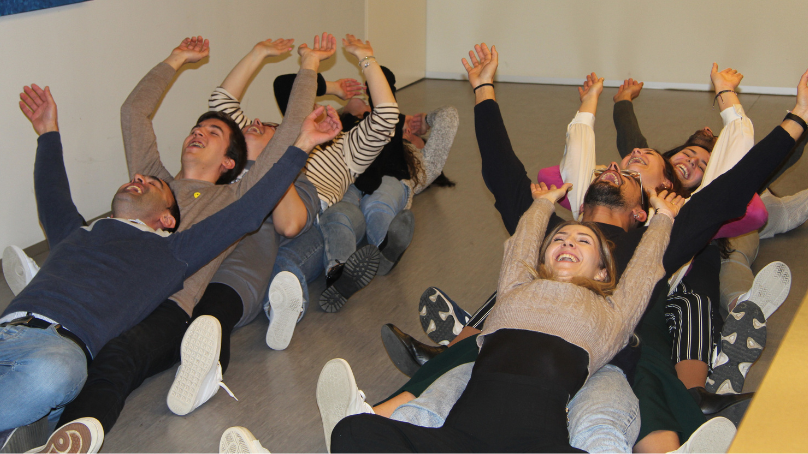 dstelecom teambuilding yoga do riso
